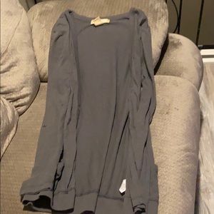 Gray cardigan